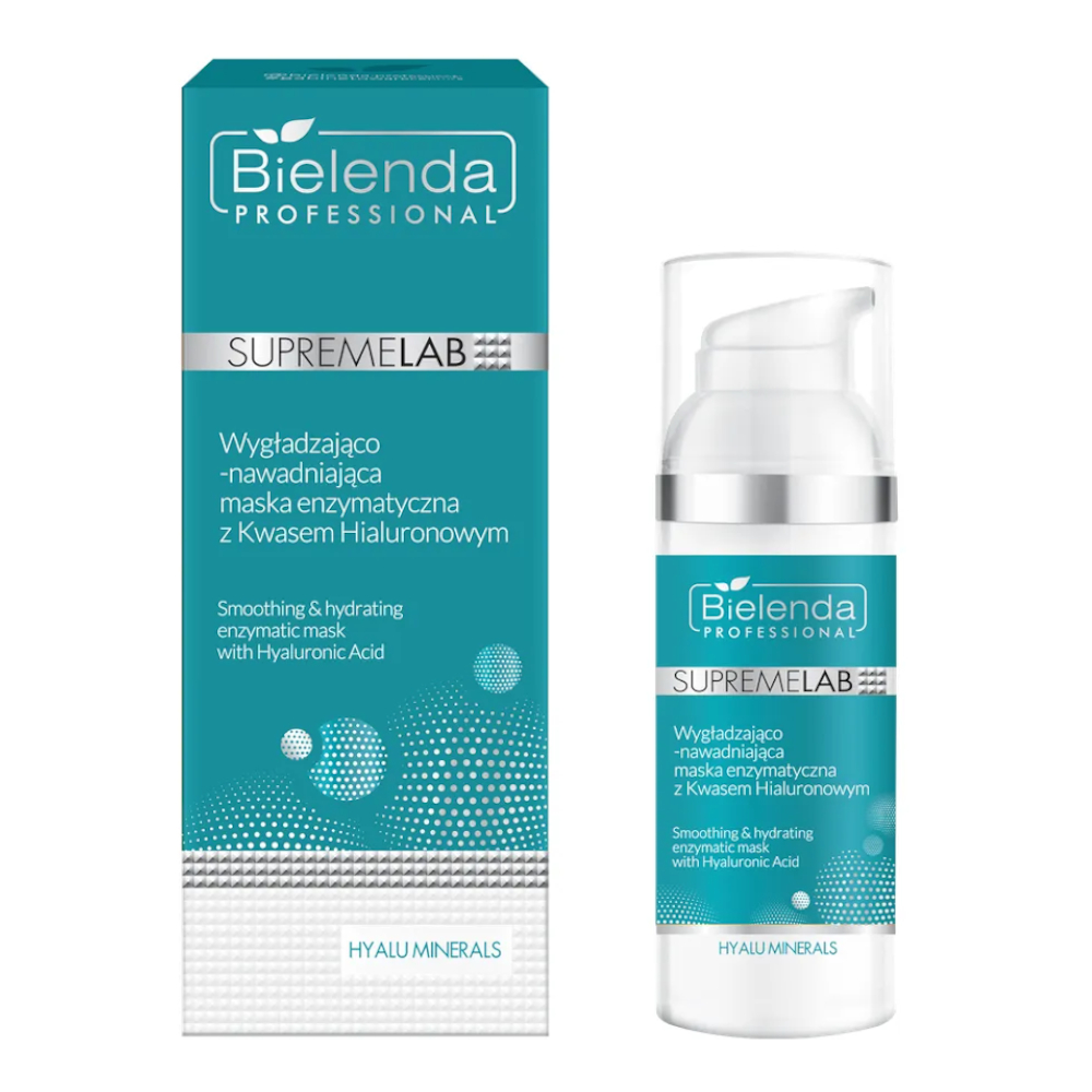 93028611668768530 SupremeLab Hyalu Minerals wygładzająco-nawadniająca maska enzymatyczna z kwasem hialuronowym 50ml - obrazek 1
