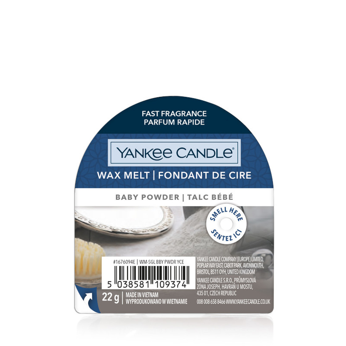 93040471601357938 Wax Melt wosk zapachowy Baby Powder 22g - obrazek 1