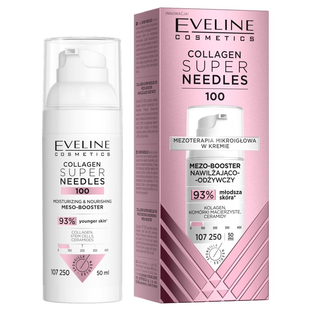 93069551749617378 Collagen Super Needles 100 mezo-booster nawilżająco-odżywczy 50ml - obrazek 1