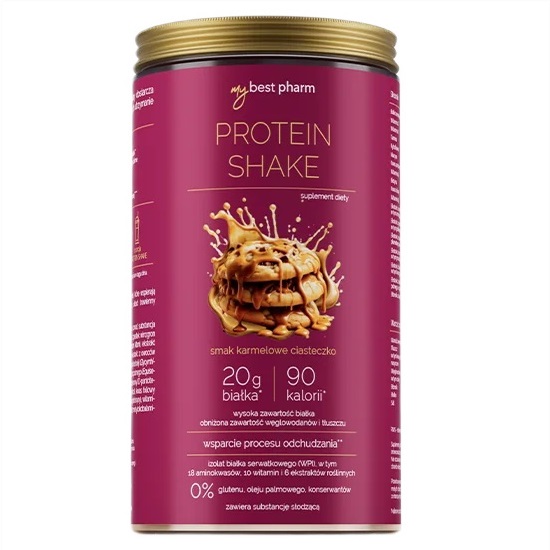 93081121718879922 ProteinSHAKE proteinowy shake Karmelowe Ciasteczko 450g - obrazek 1