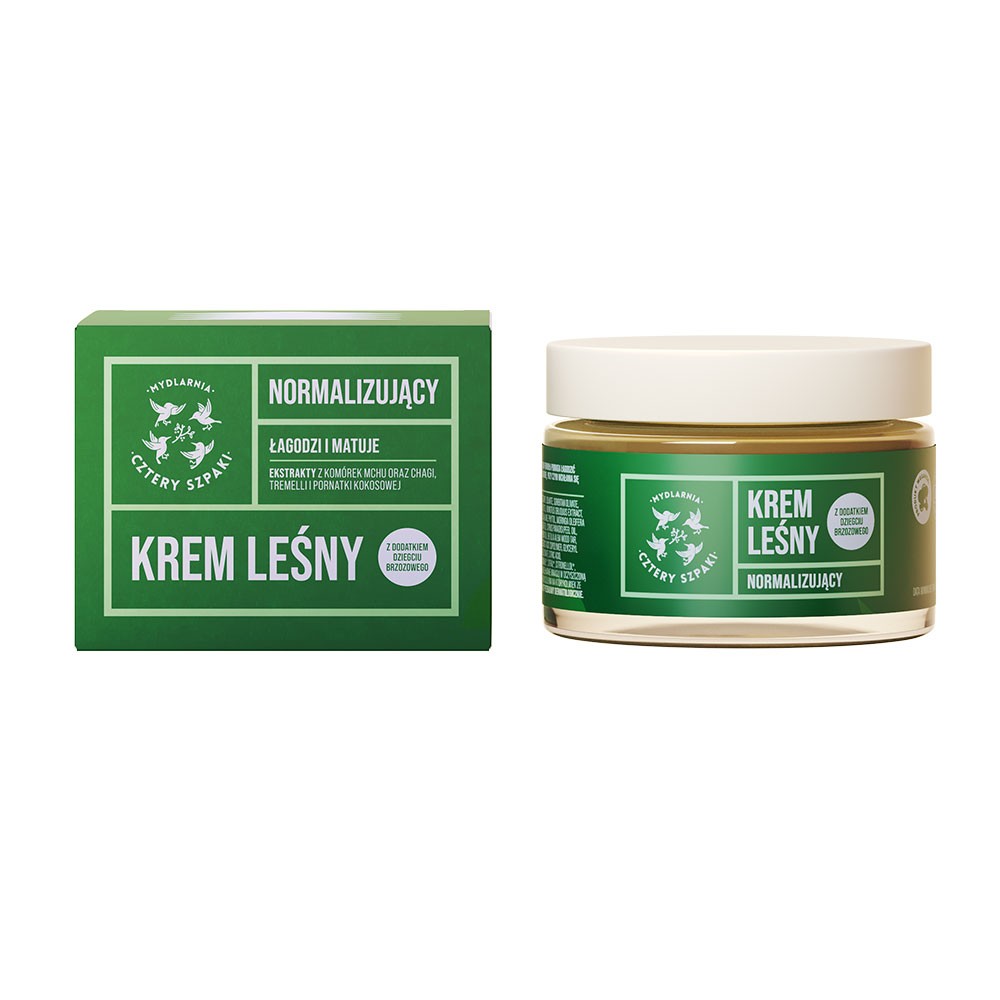 93108451743184976 Normalizujący krem do twarzy Leśny 50ml - obrazek 1