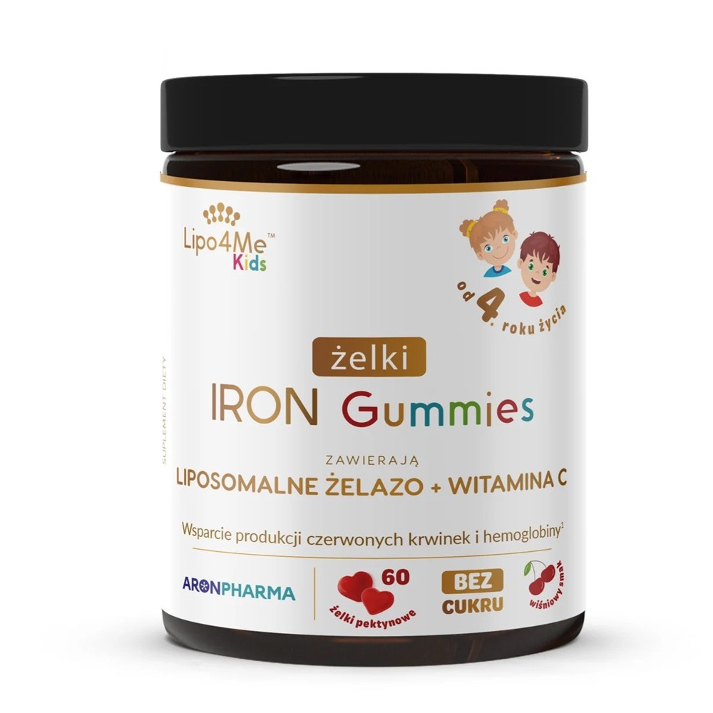 93147891762762874 Lipo4Me Kids Iron Gummies żelki z żelazem suplement diety 60szt - obrazek 1