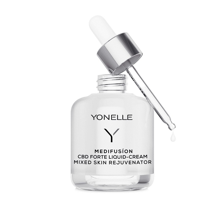 93159161648131170 Medifusion CBD Forte Liquid-Cream Mixed Skin Rejuvenator płynny krem odmładzający do cery mieszanej 50ml - obrazek 1