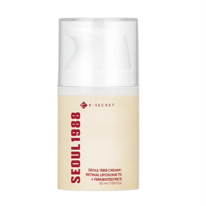93187421767867629 Seoul 1988 Retinal Liposome 1% + Fermented Rice ujędrniający krem z retinalem 50ml - obrazek 1