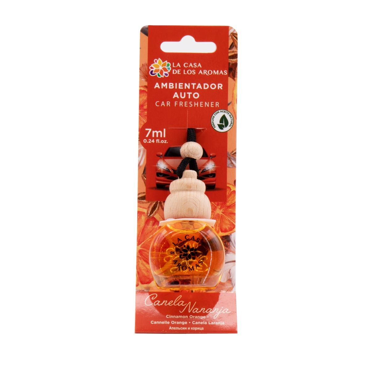 93202821634039641 Car Freshener odświeżacz do samochodu Cynamon i Pomarańcza 7ml - obrazek 1