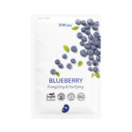 Climate Neutral Face Mask energetyzująca i oczyszczająca maska na twarz w płachcie Blueberry 23g