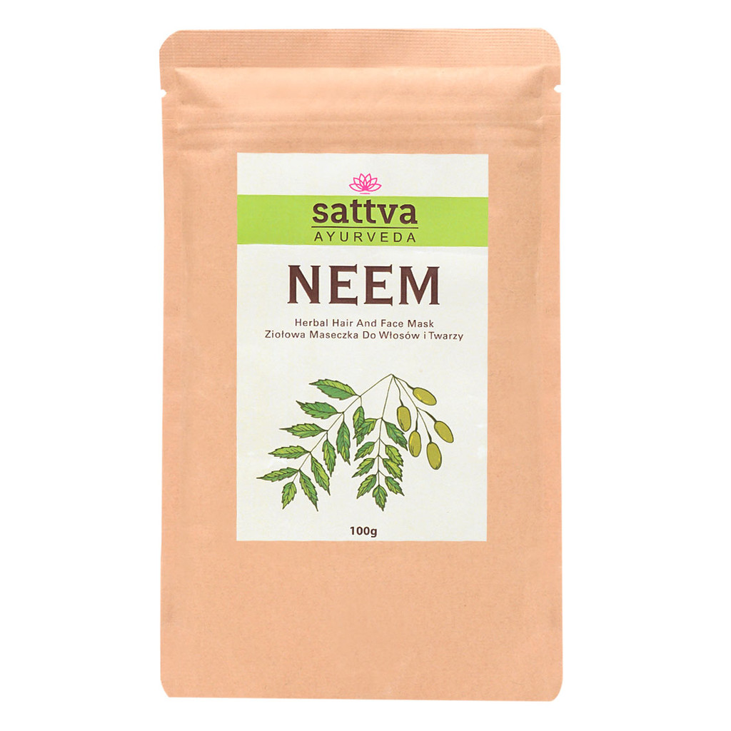 93236601611925734 Neem ziołowa maseczka do włosów i twarzy 100g - obrazek 1