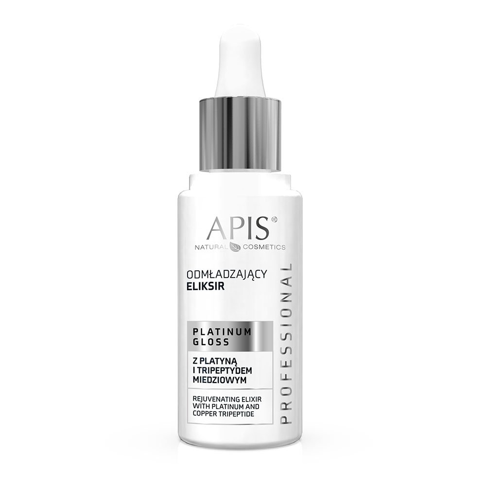 93276841679918553 Platinum Gloss odmładzający eliksir z platyną i tripeptydem miedziowym 30ml - obrazek 1