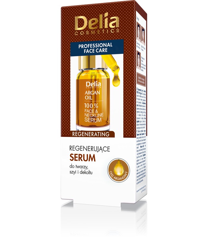 93341801618407746 Professional Face Care regenerujące serum do twarzy szyi i dekoltu Olej Arganowy 10ml - obrazek 1