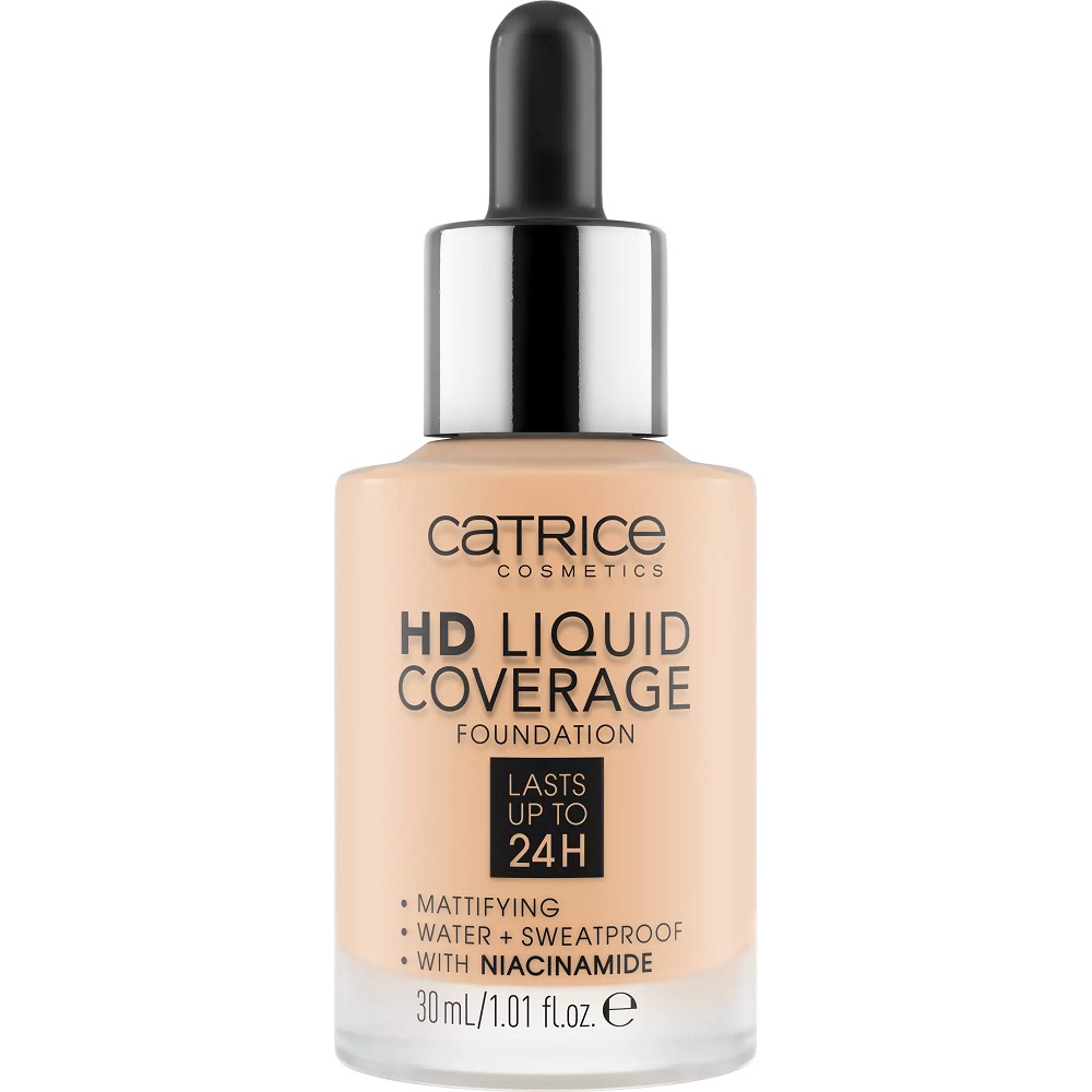 93425541745388328 HD Liquid Coverage Foundation 24H matujący podkład do twarzy 005 Ivory Beige 30ml - obrazek 1