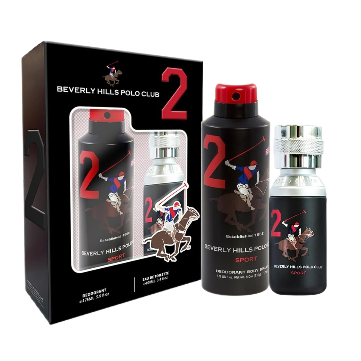 93426191717592224 Men Sport Two zestaw woda toaletowa spray 100ml + dezodorant spray 175ml - obrazek 1