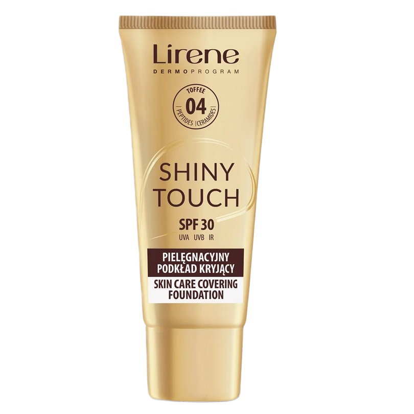 93461611760885332 Shiny Touch pielęgnacyjny podkład kryjący 04 Toffee 30ml - obrazek 1