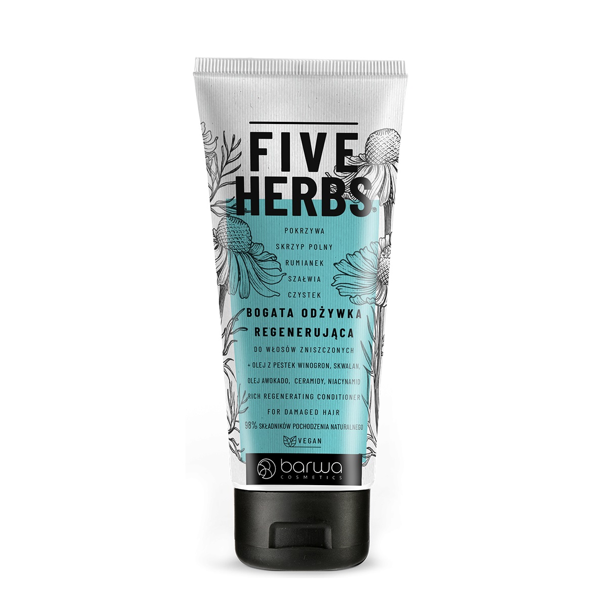 93556561678371318 Five Herbs odżywka regenerująca 180ml - obrazek 1
