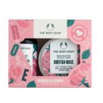 Nourish & Flourish British Rose Duo zestaw masło do ciała 50ml + żel pod prysznic 60ml
