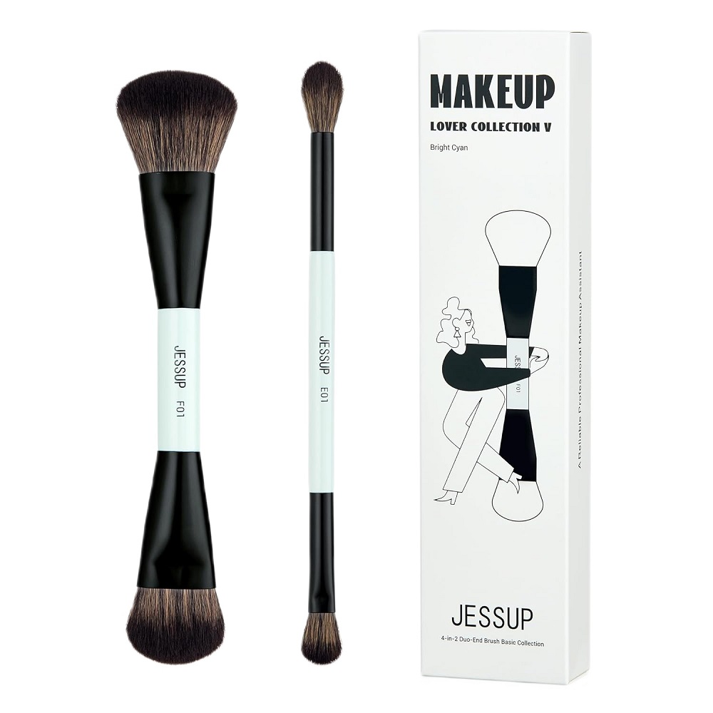 93598991719474094 Duo-End Brush zestaw pędzli do makijażu T502 2szt. - obrazek 1