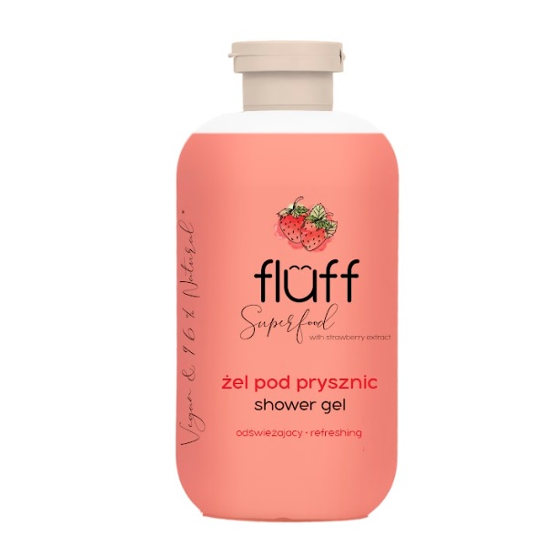 93786871684237306 Shower Gel odświeżający żel pod prysznic Truskawka 500ml - obrazek 1