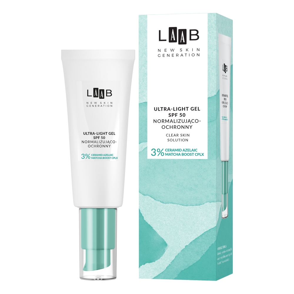93802771741267988 Laab Clear Skin Solution ultralekki żel SPF50 normalizująco-ochronny 40ml - obrazek 1