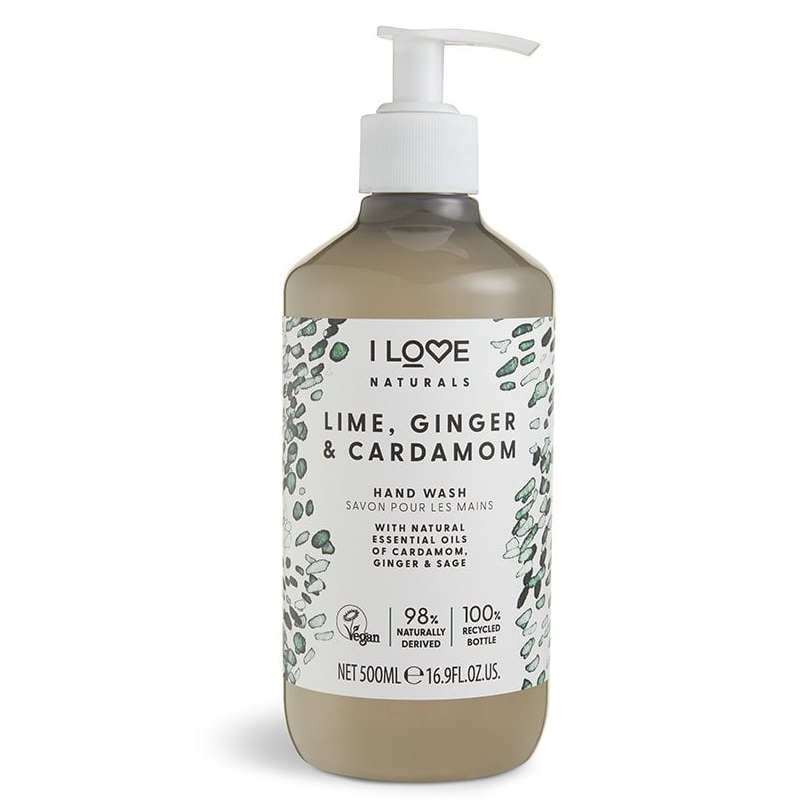 93839321696863463 Naturals Hand Wash żel do mycia rąk Lime Ginger & Cardamon 500ml - obrazek 1