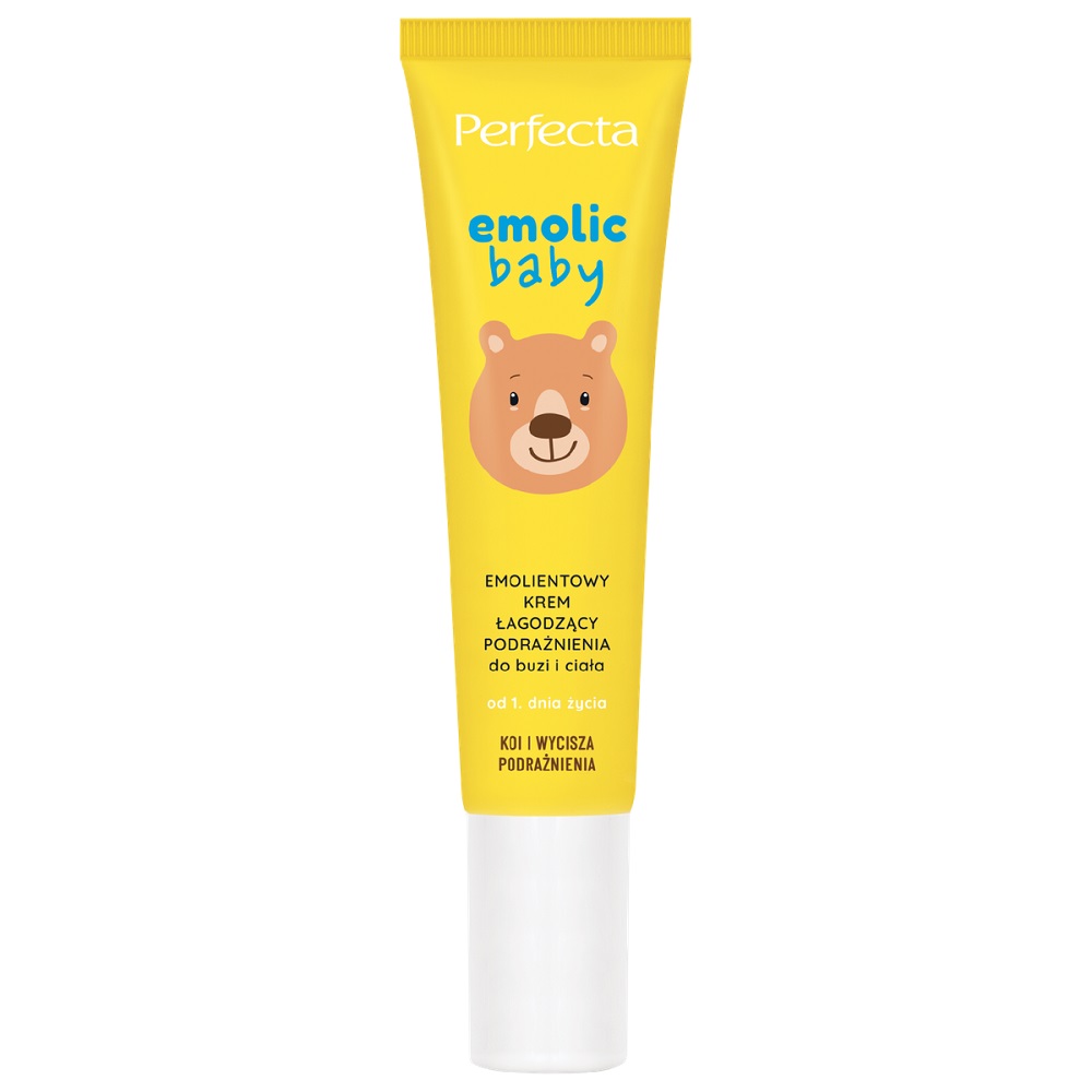 93852341735919843 Emolic Baby emolientowy krem łagodzący podrażnienia do buzi i ciała 20ml - obrazek 1