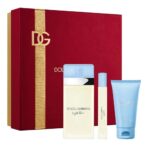 Light Blue Women zestaw woda toaletowa spray 100ml + krem do ciała 50ml + woda toaletowa 10ml