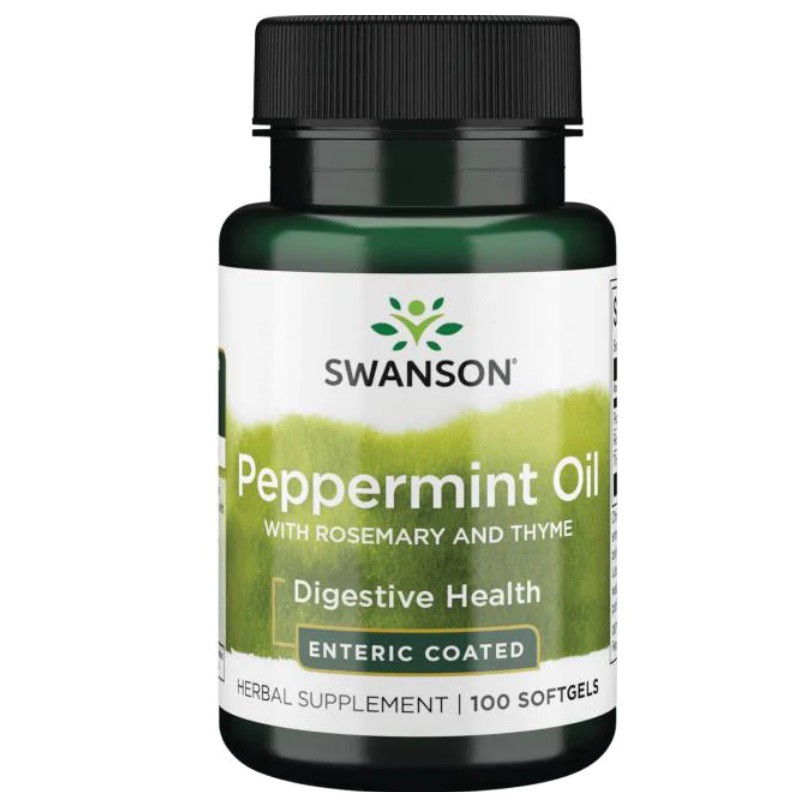 93969521741097092 Peppermint Oil Combination suplement diety wspierający układ pokarmowy 100 kapsułek żelowych - obrazek 1