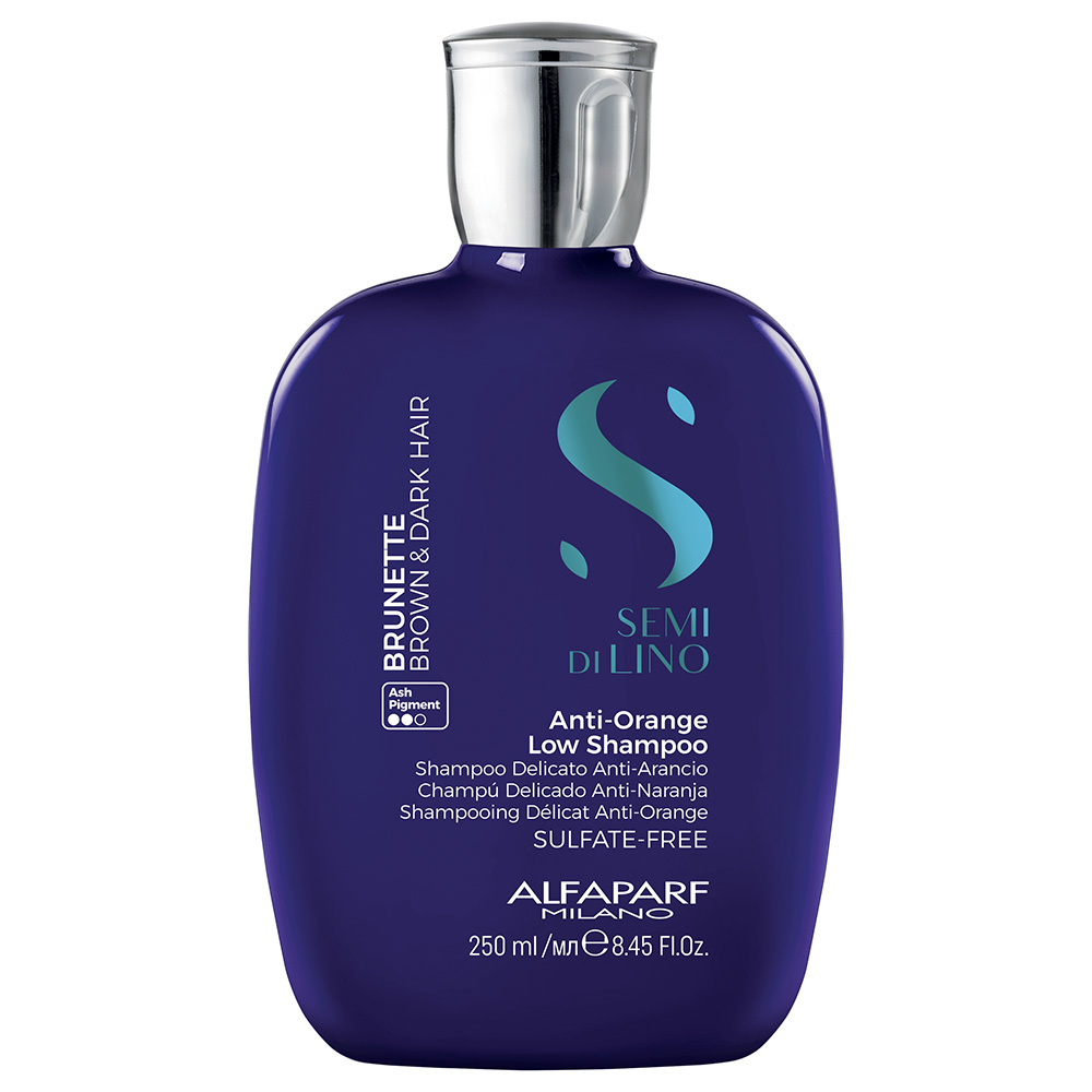 93984531736935131 Semi Di Lino Brunette szampon niwelujący pomarańczowe i miedziane refleksy 250ml - obrazek 1