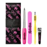 Barbie Manicure Essentials zestaw obcinacz do paznokci + radełko + pilnik do paznokci + polerka do paznokci 42023