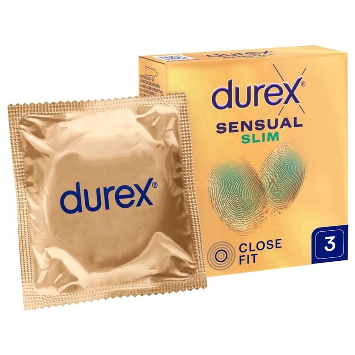 94017001729269035 Sensual Slim prezerwatywy lateksowe 3szt - obrazek 1