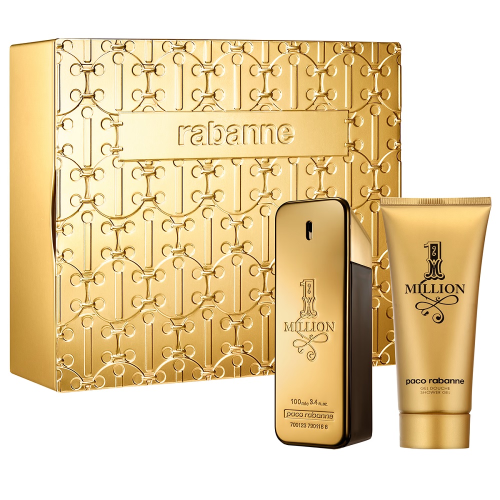94019221724348325 1 Million Men zestaw woda toaletowa spray 100ml + żel pod prysznic 100ml - obrazek 1