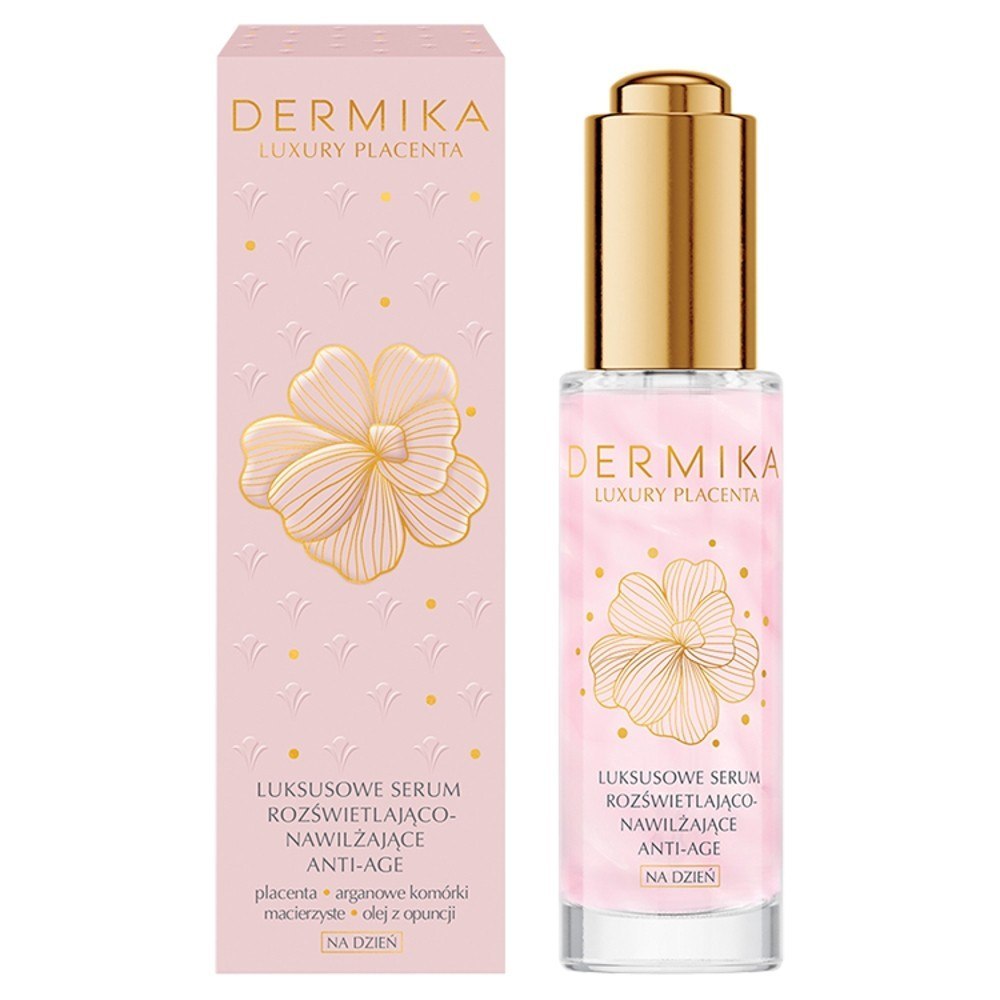 94035791647927839 Luxury Placenta luksusowe serum rozświetlająco-nawilżające anti-age na dzień 30ml - obrazek 1