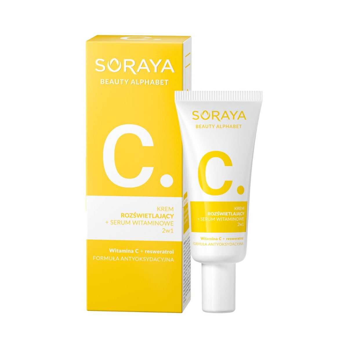 94044681675926185 Beauty Alphabet Wit.C krem rozświetlający + serum witaminowe 2w1 30ml - obrazek 1
