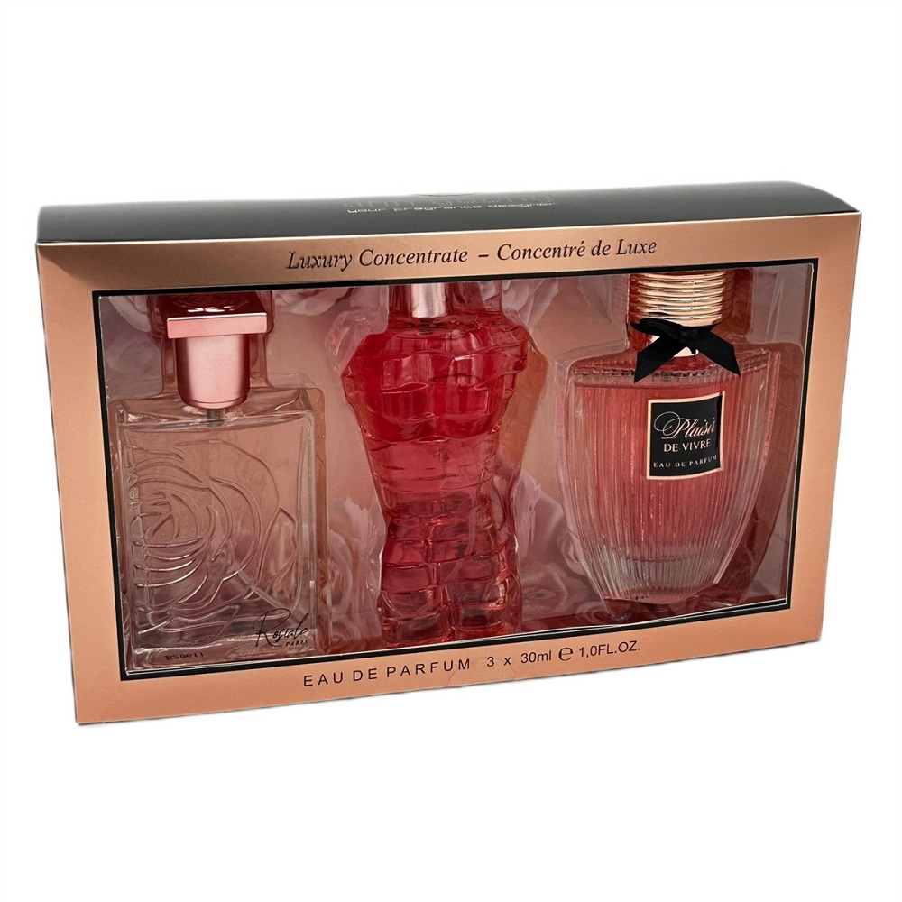 9412221740655312 The Luxury Collection Women zestaw Rosiale woda perfumowana 30ml + Oso Perfect woda perfumowana 30ml + Plaisir de Vivre woda perfumowana 30ml - obrazek 1