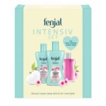 Intensive zestaw kremowy żel pod prysznic 200ml + mleczko do ciała 200ml + olejek do kąpieli 50ml + mydło w kostce 90g
