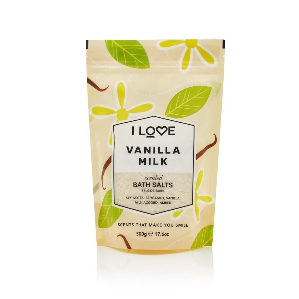 94149941665403053 Scented Bath Salts kojąco-relaksująca sól do kąpieli Vanilla Milk 500g - obrazek 1