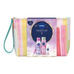 You Got This zestaw antyperspirant roll-on 50ml + odświeżający żel pod prysznic 300ml + pielęgnująca pomadka do ust 5.5ml + kojący płyn micelarny 200ml + kosmetyczka