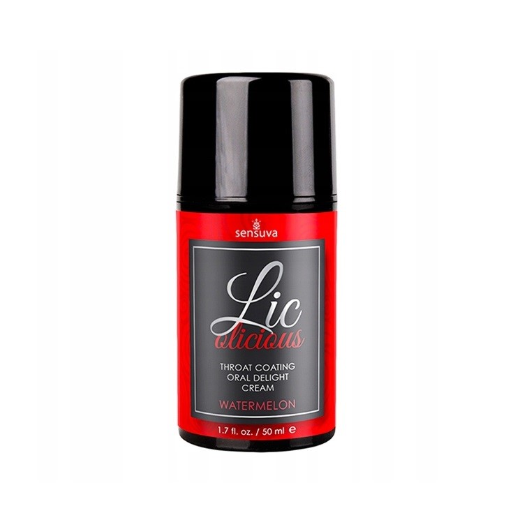 94194601713269374 Lic o licious Oral Delight Cream żel do seksu oralnego Watermelon 50ml - obrazek 1
