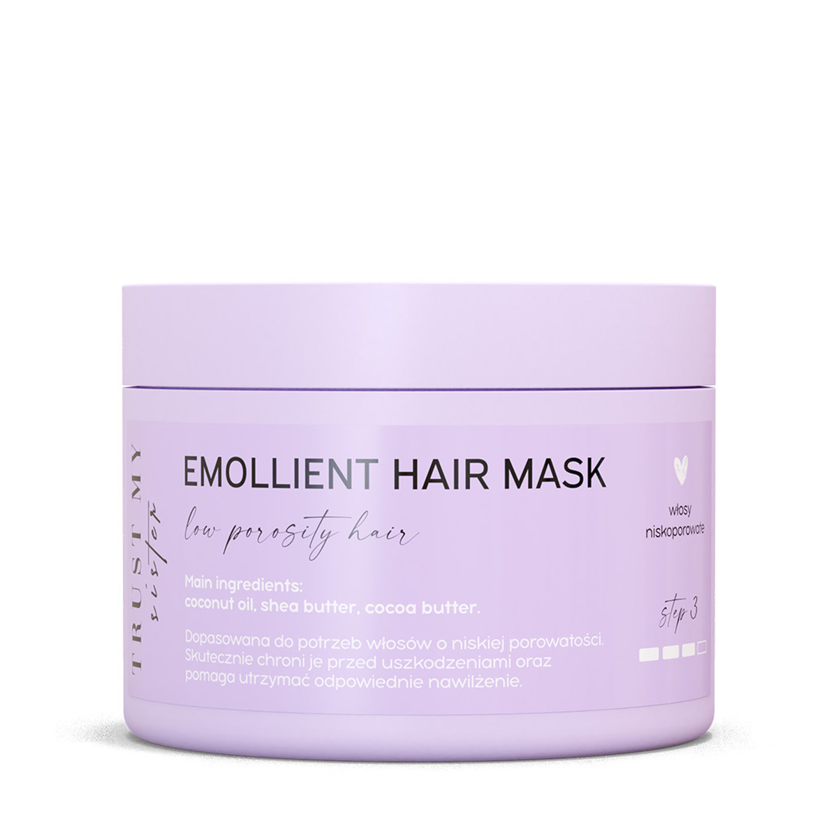 94355291618473731 Emollient Hair Mask emolientowa maska do włosów niskoporowatych 150g - obrazek 1