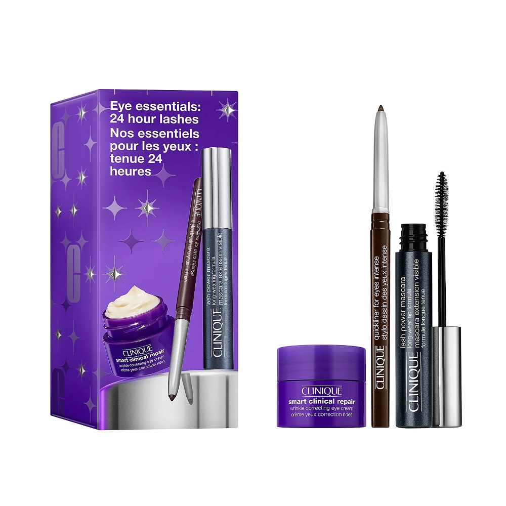 94360651757654539 Eye Essential: 24 Hour Lashes zestaw tusz do rzęs 6ml + eyeliner w kredce 0.14g + przeciwzmarszczkowy krem pod oczy 15ml - obrazek 1
