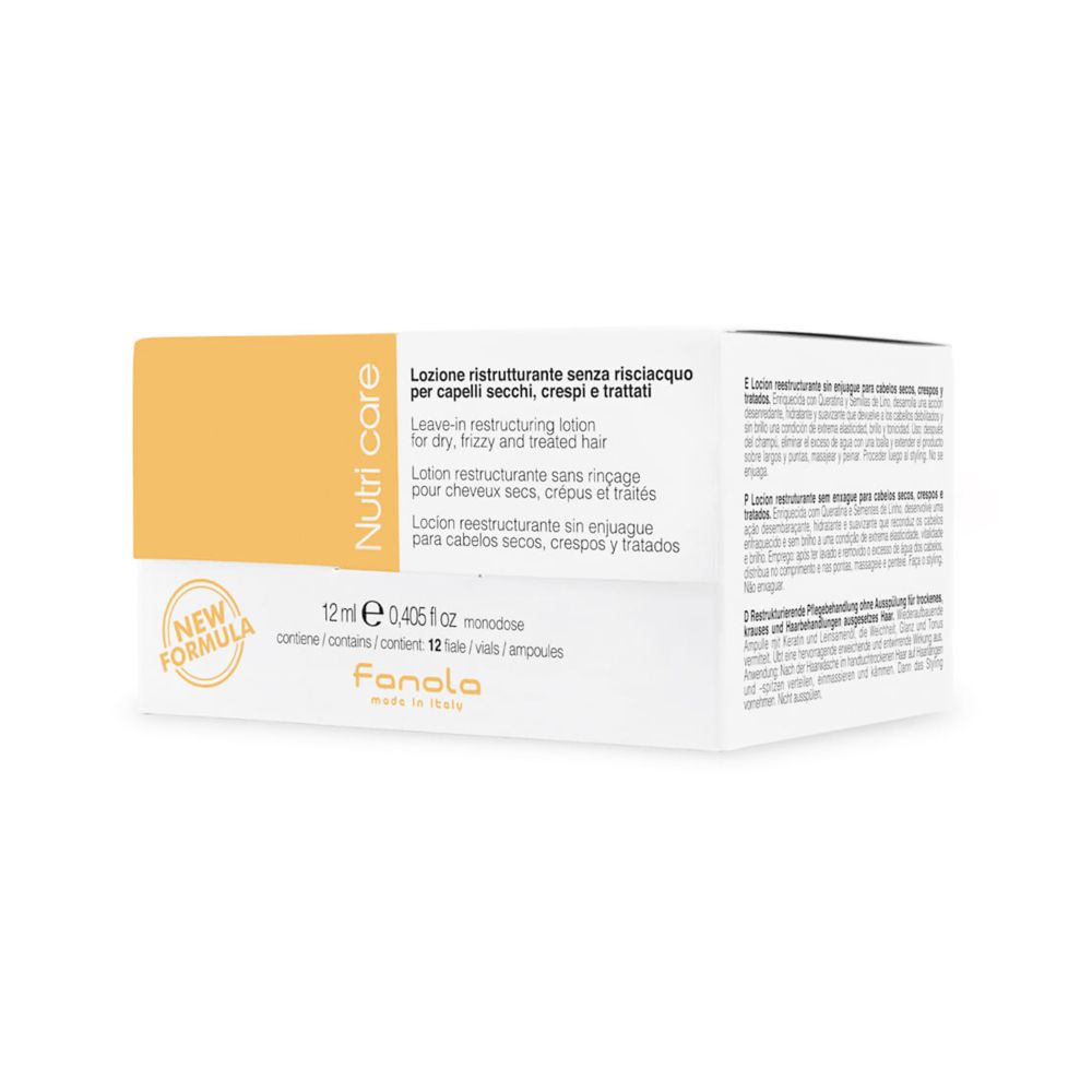 94387191644434612 Nourishing Leave-in Restructuring Lotion restrukturyzujący balsam do włosów suchych i zniszczonych w ampułkach 12x12ml - obrazek 1