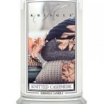 Duża świeca zapachowa z dwoma knotami Knitted Cashmere 623g