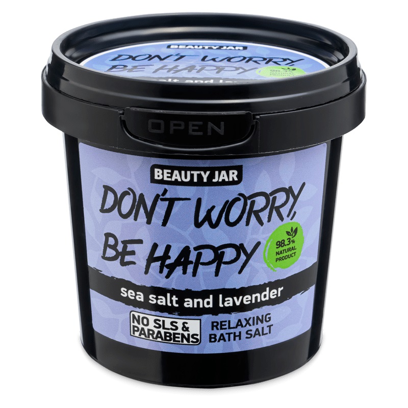 94415551663837457 Don't Worry Be Happy relaksująca sól do kąpieli 150g - obrazek 1