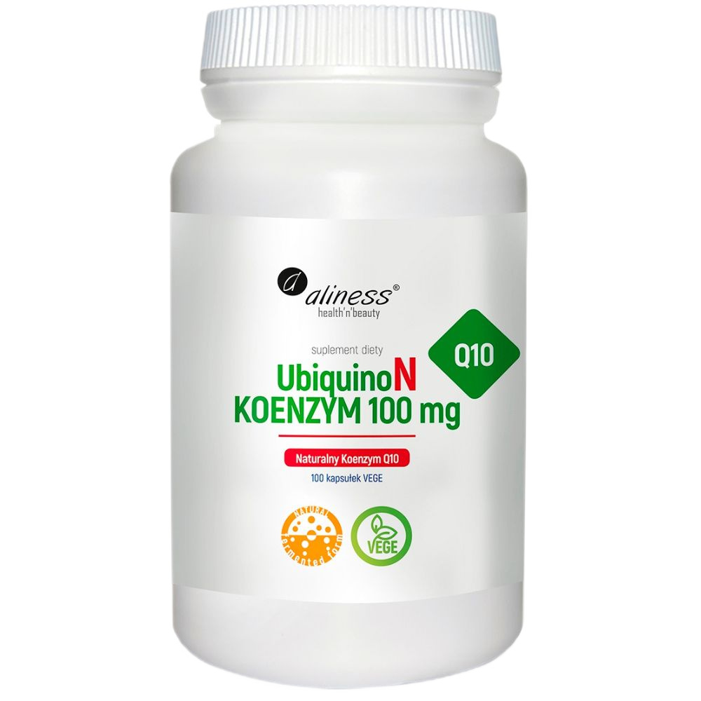 94449951763895117 UbiquinoN Naturalny Koenzym Q10 100mg suplement diety 100 kapsułek - obrazek 1