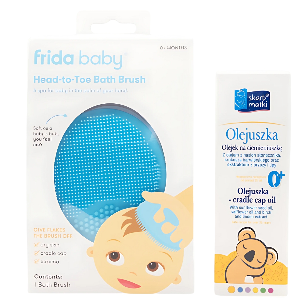 94546581753121919 Zestaw olejek na ciemieniuszkę 30ml + myjka Derma Frida - obrazek 1