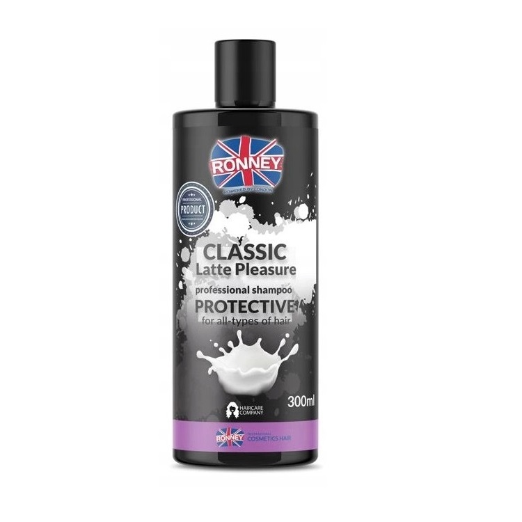 94636011648558572 Classic Latte Pleasure Professional Shampoo Protective ochronny szampon do wszystkich rodzajów włosów 300ml - obrazek 1