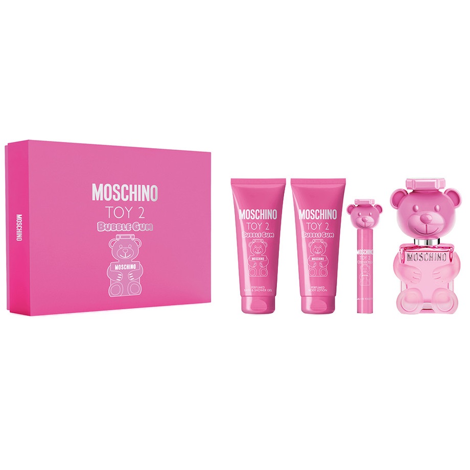 94655241738834149 Toy 2 Bubble Gum zestaw woda toaletowa spray 100ml + żel pod prysznic 100ml + balsam do ciała 100ml + woda toaletowa spray 10ml - obrazek 1
