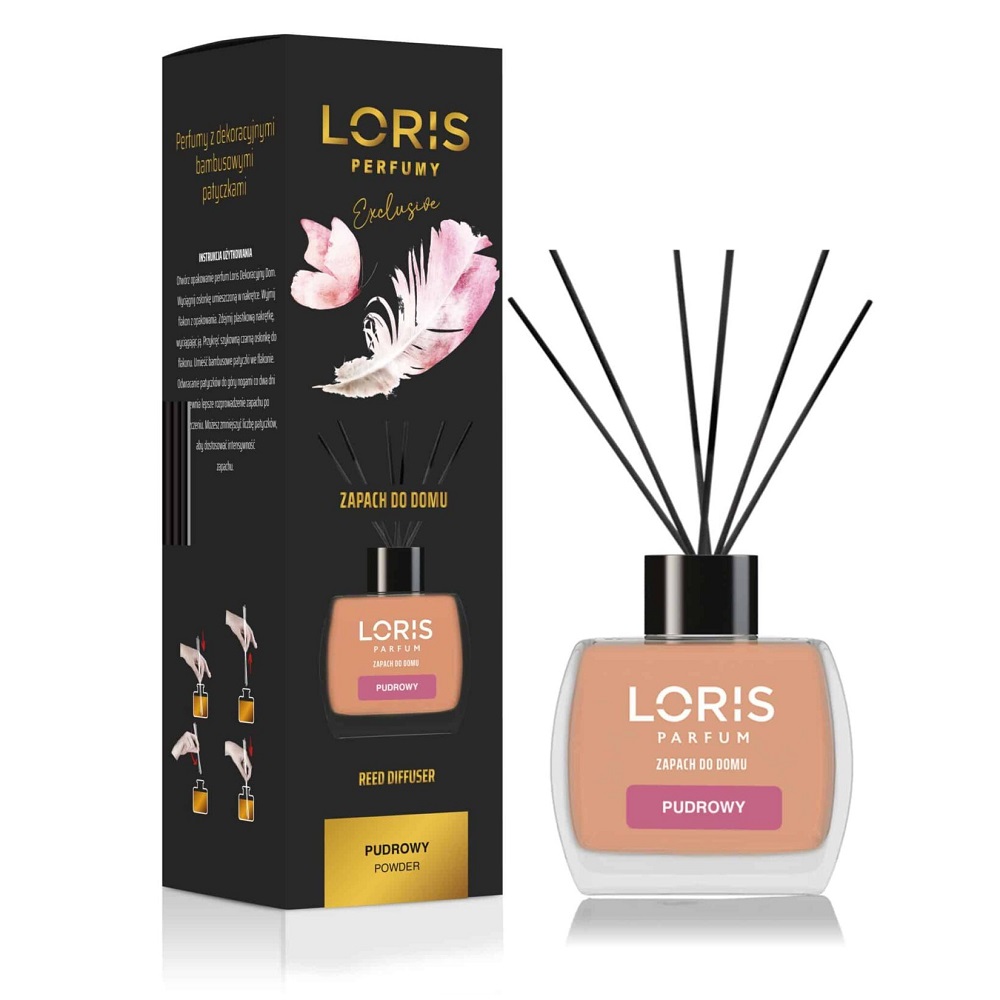 94743191687433170 Reed Diffuser dyfuzor zapachowy z patyczkami Pudrowy 120ml - obrazek 1