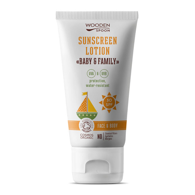 94791811680853909 Baby & Family Sunscreen Lotion balsam do opalania dla dzieci i całej rodziny SPF30 150ml - obrazek 1