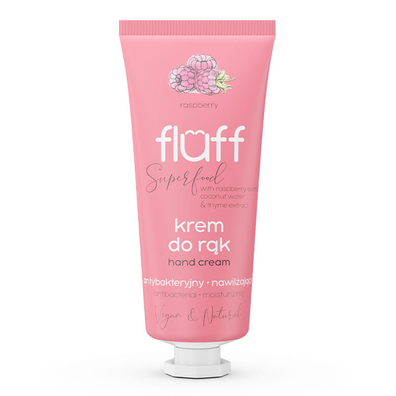 948111605244510 Superfood Hand Cream antybakteryjny krem do rąk Malina 50ml - obrazek 1