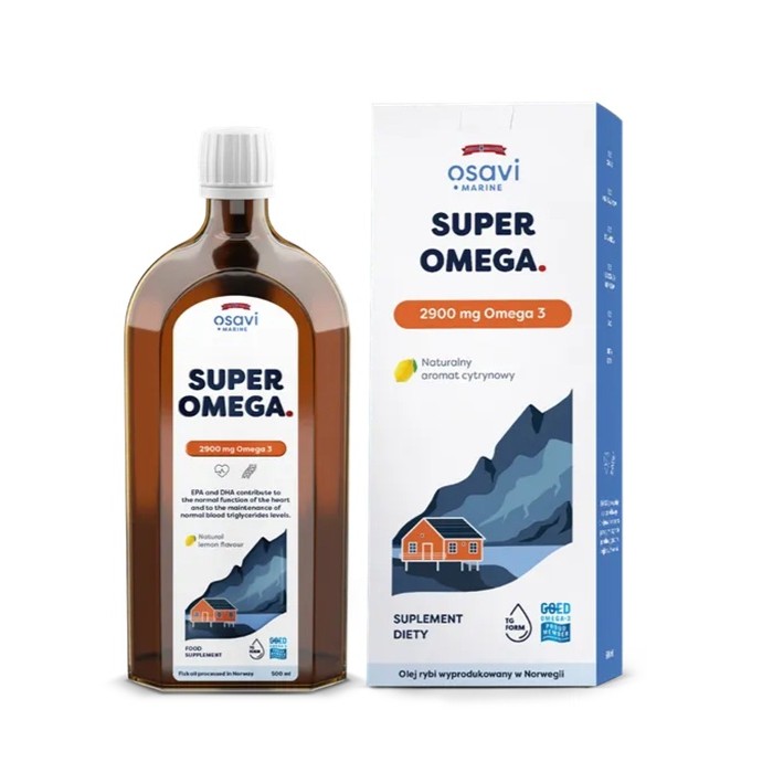 94869181767004600 Super Omega 2900mg suplement diety Cytryna 500ml - obrazek 1