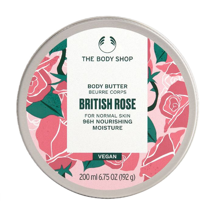 9493481707911348 Wegańskie masło do ciała British Rose 200ml - obrazek 1